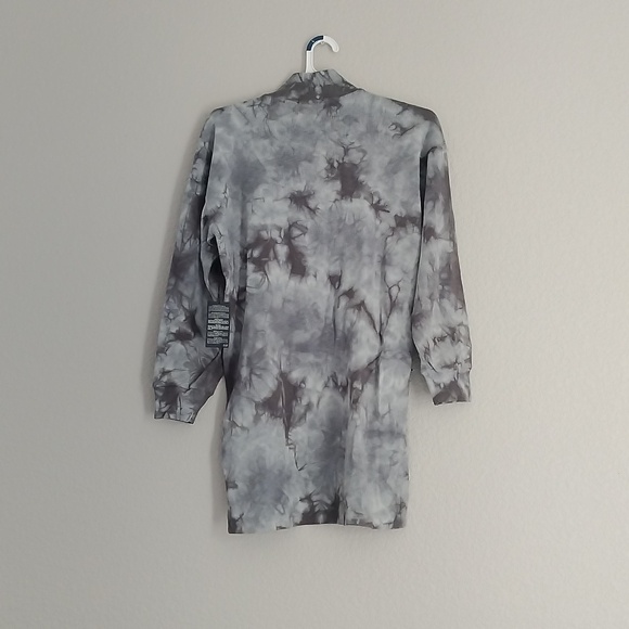 NWT Forever21 Tie-Dye Women Mini Long Sleeve Dress - Picture 4 of 5